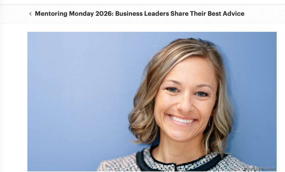 Jill Miller shares advice for Business Courier’s Mentoring Monday